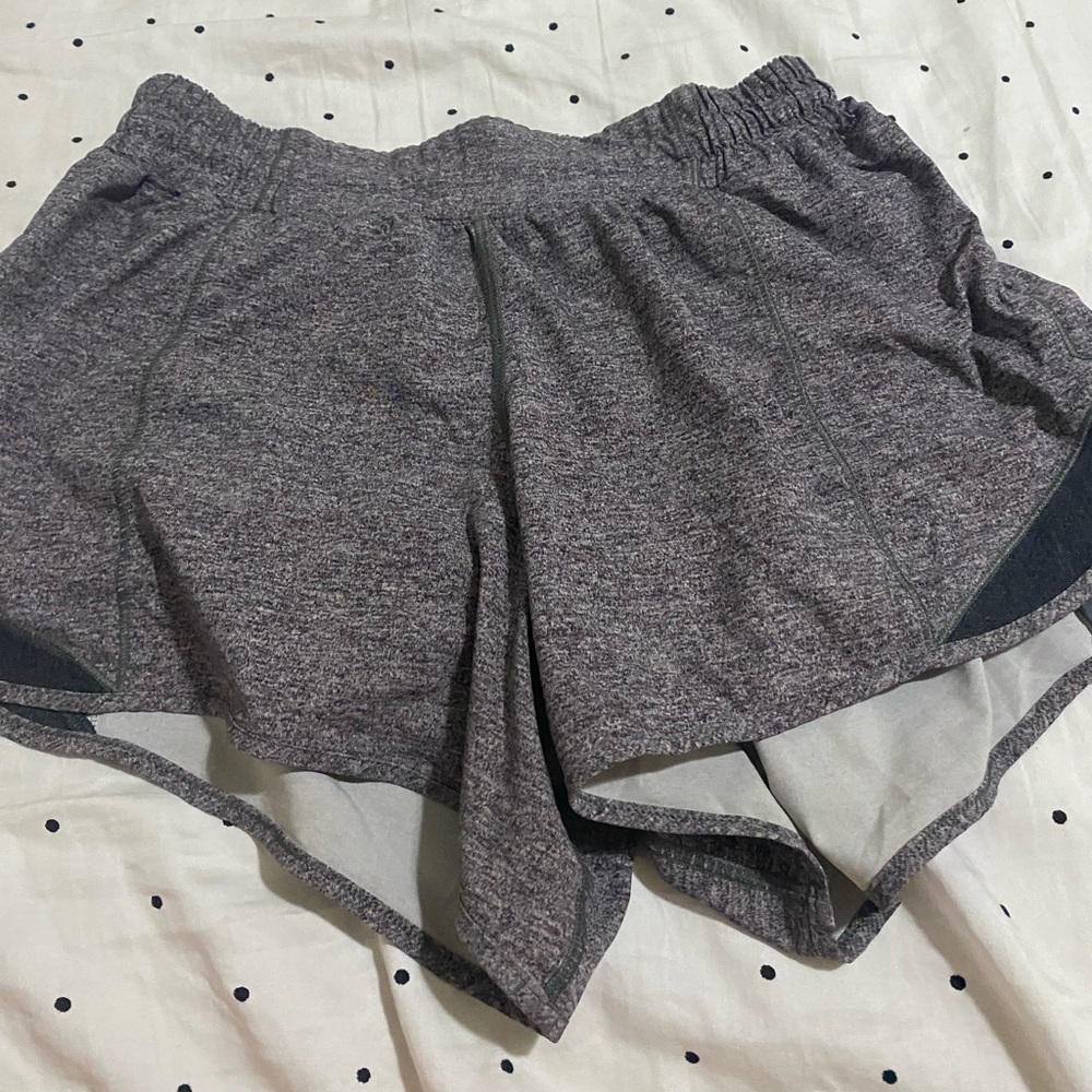 Lululemon Hotty Hots 4inch-Heather Lux Multi Black